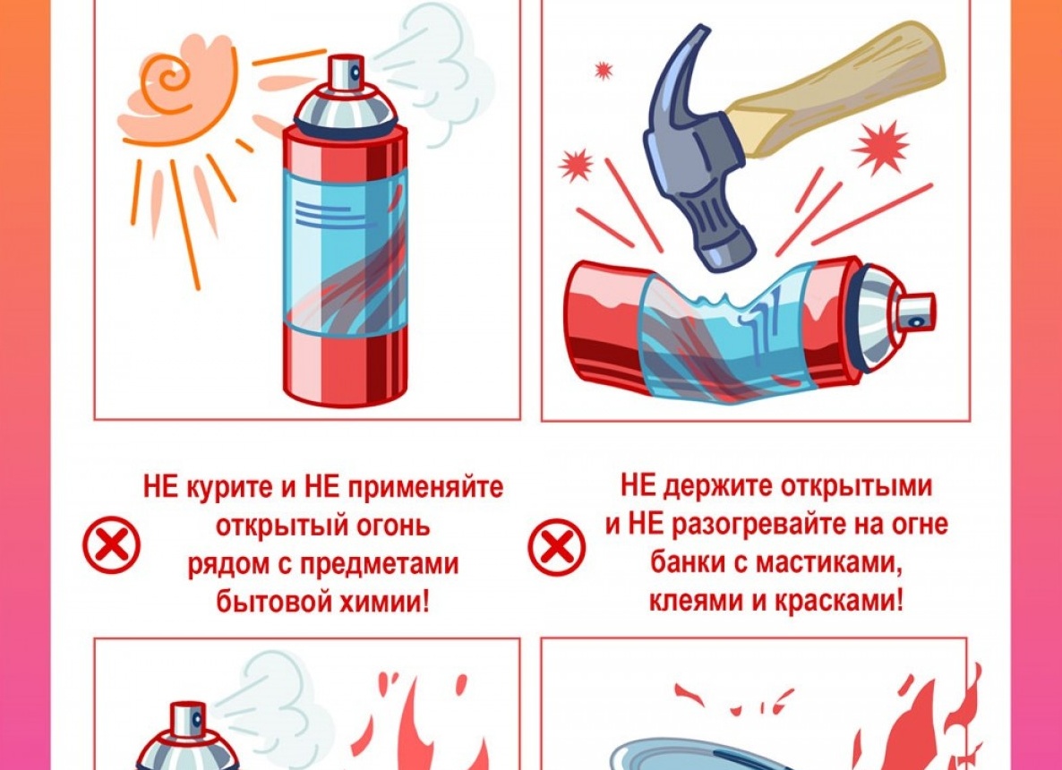 Пользование бытовой химией